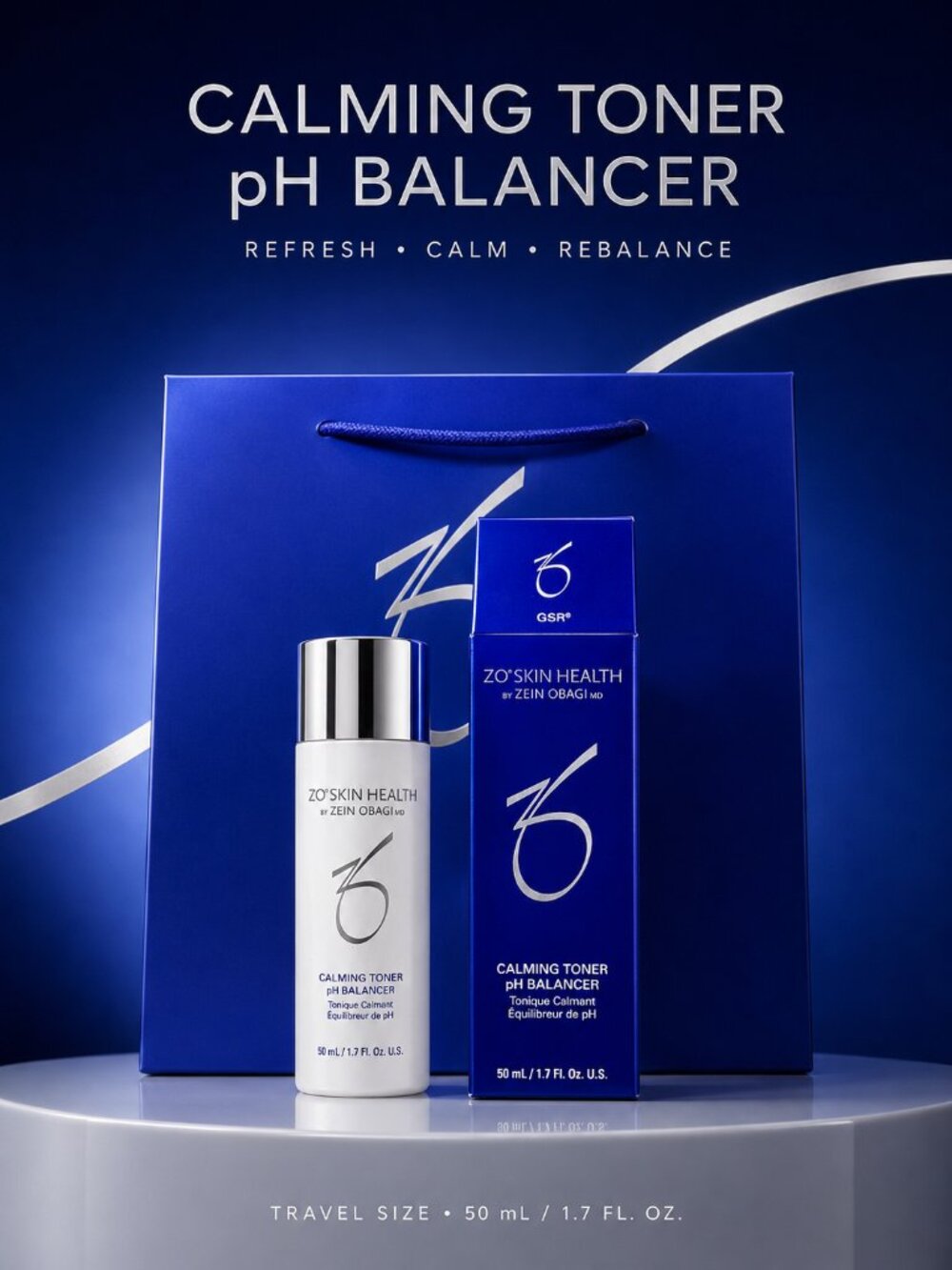 ZO Skin Health Calming Toner pH Balancer 1.7 oz Sealed Exp 2028